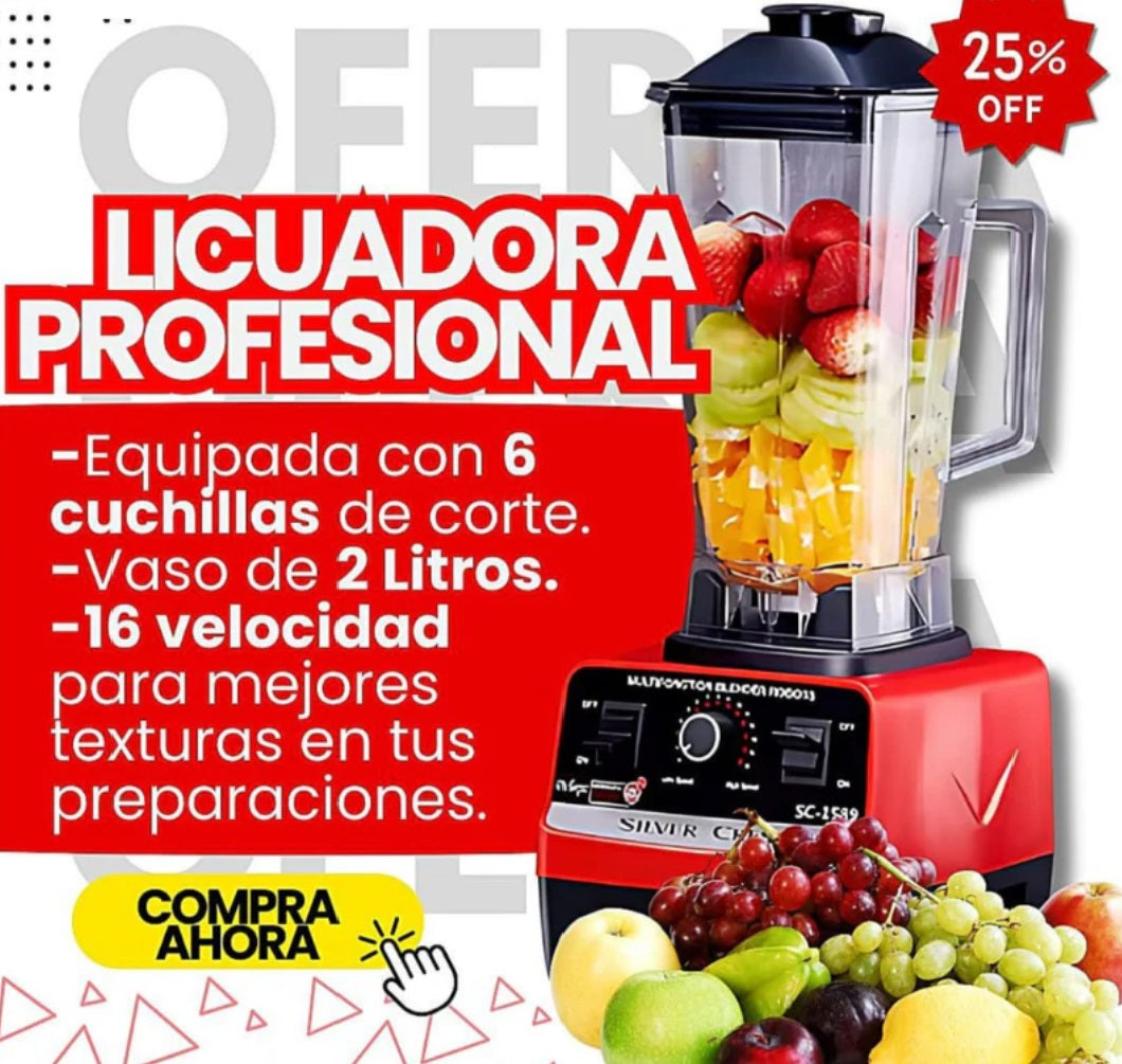 Licuadora con Vaso Premium 2L